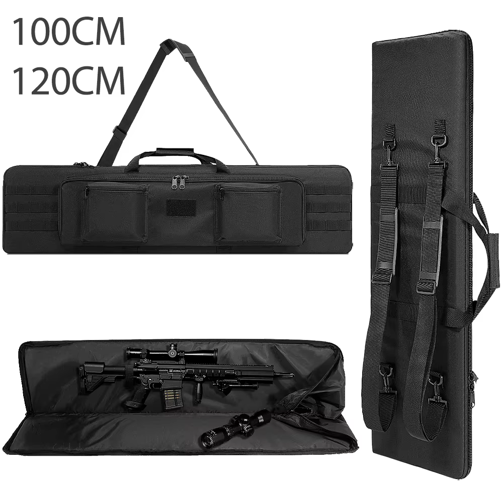 Funda transporte rifle y pistola larga hombro táctica Airsoft caza