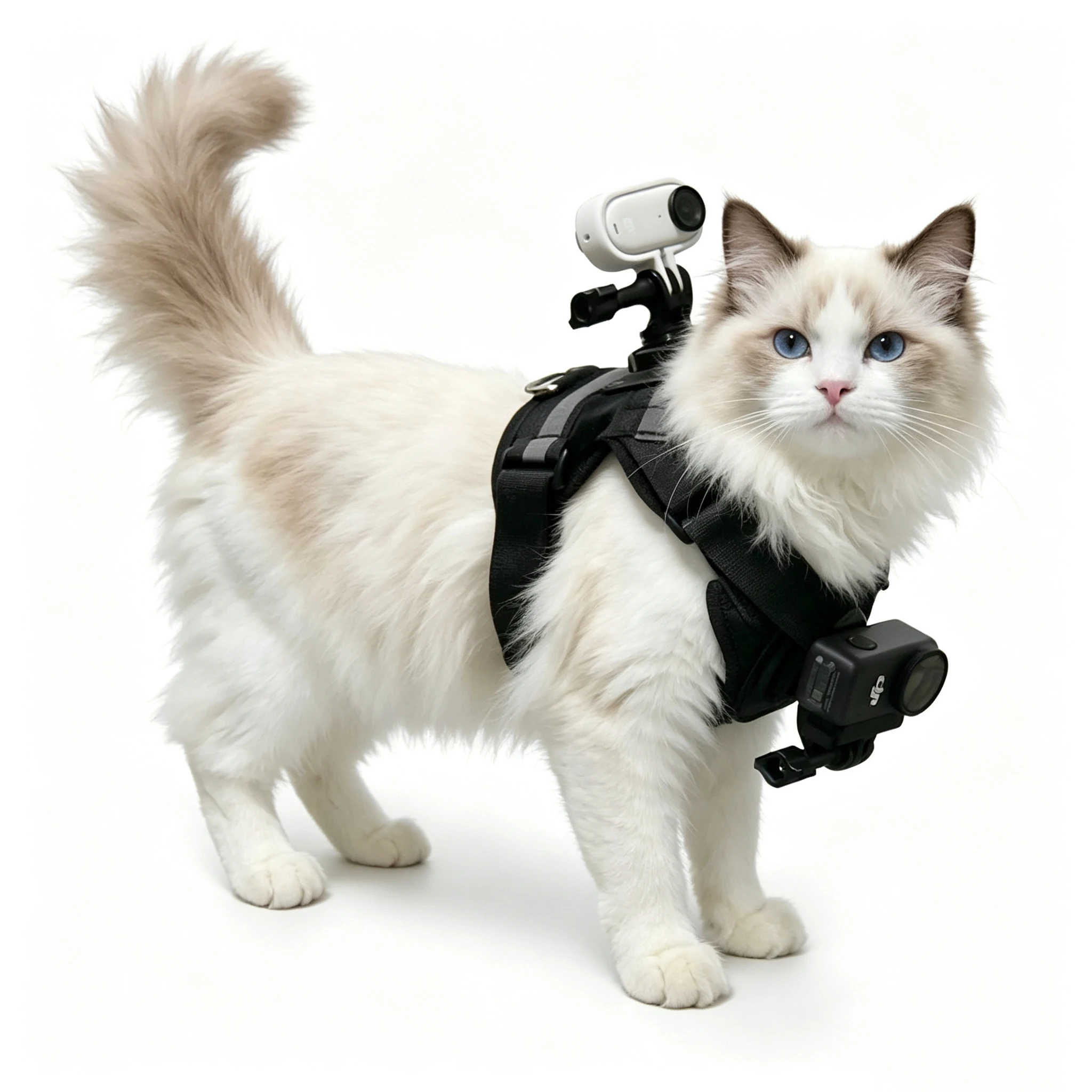 JOAXOR Arnés para gatos ajustable antiescape ligero doble agarre - imagen 2