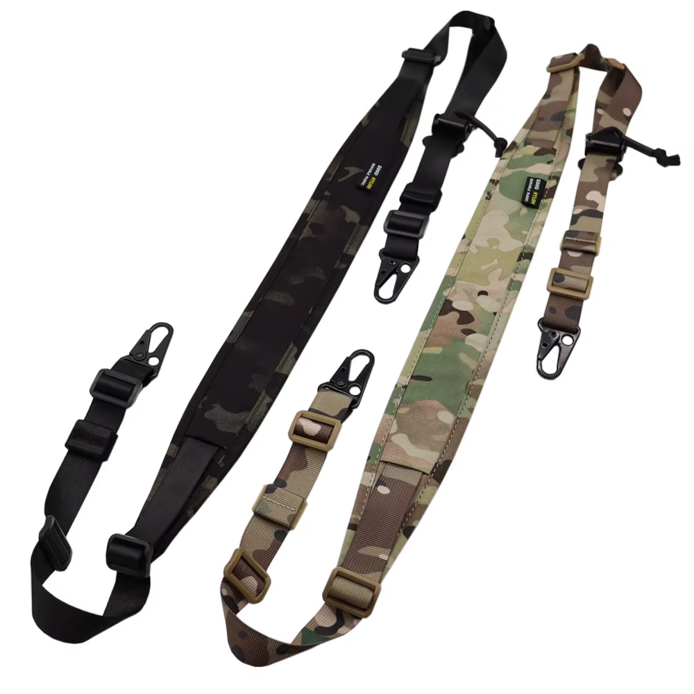 Eslinga táctica MOLLE acolchada para rifle de 2 puntos extraíble