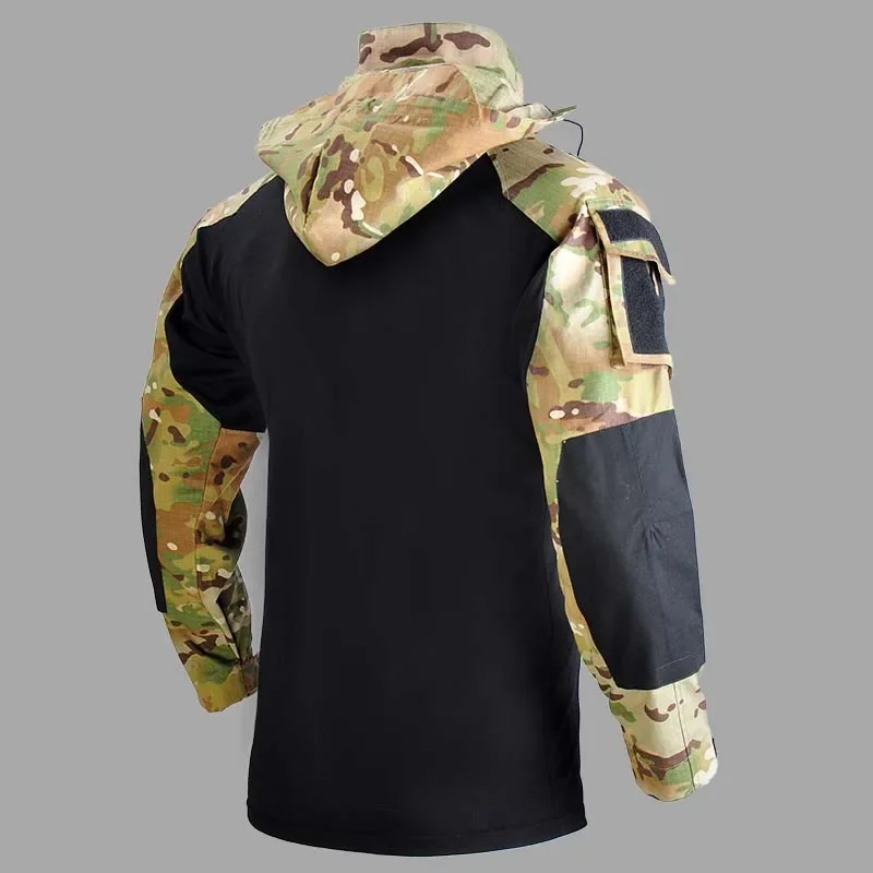 Camisa táctica Multicam CP con capucha ripstop para Airsoft caza - imagen 5