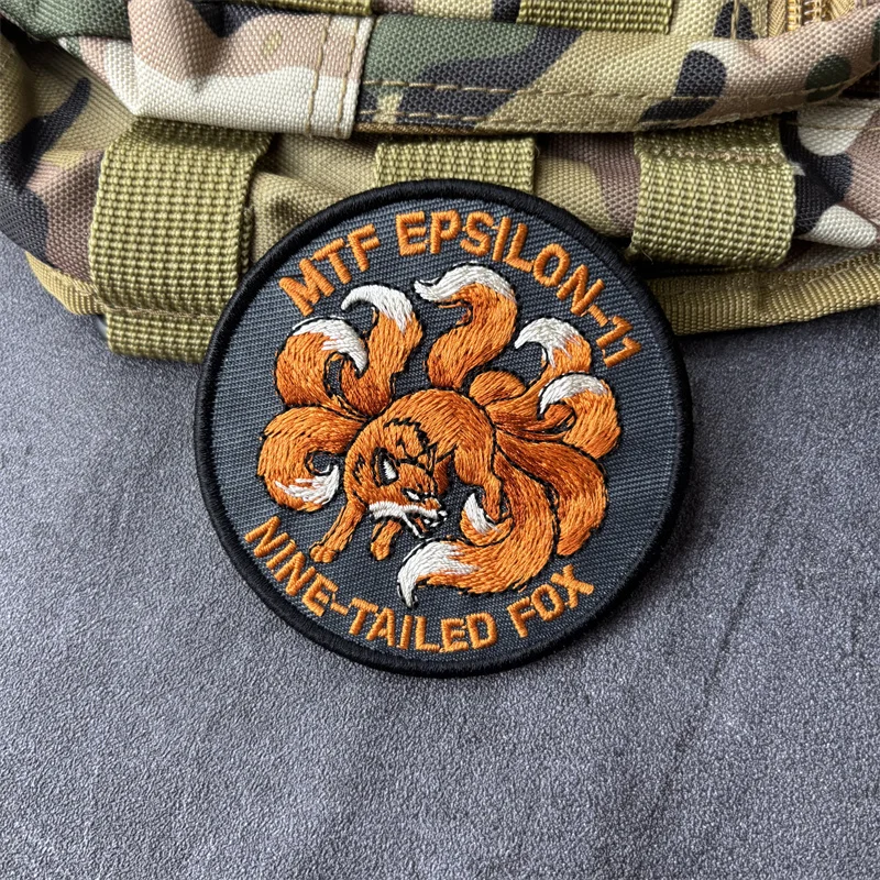 Parche táctico bordado zorro para insignia moral y mochilas - imagen 4
