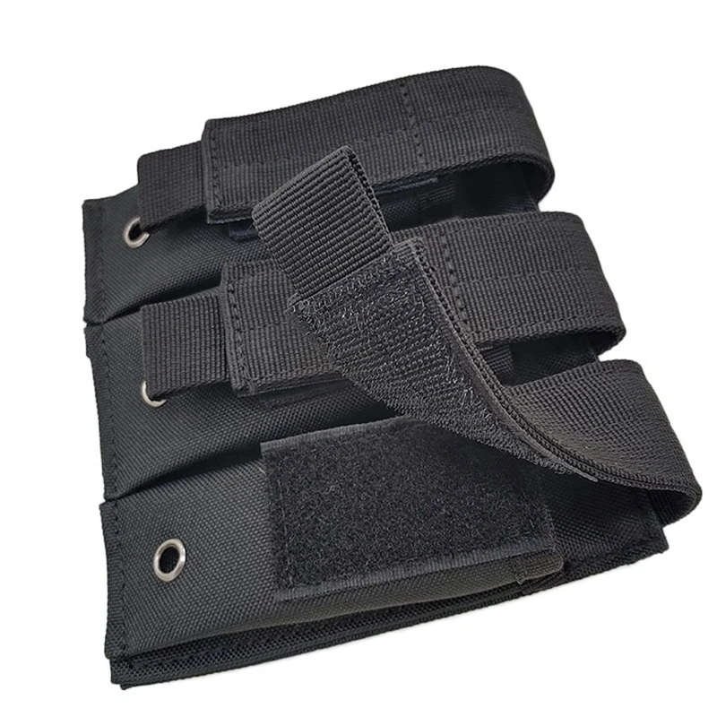 Cartuchera táctica MOLLE triple – Funda para pistola - imagen 2