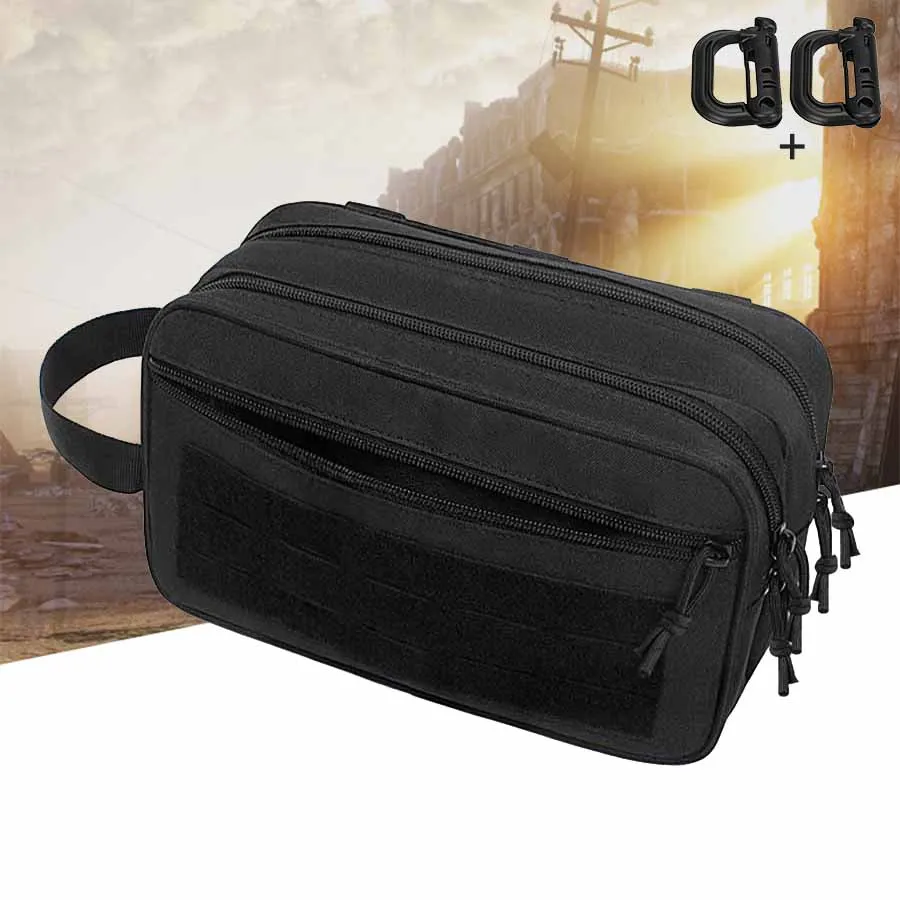 Bolsa táctica de cintura multicompartimento doble cremallera - imagen 5