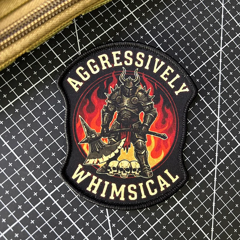 Parche táctico Morale Hell Knight con gancho y bucle brazalete - imagen 3