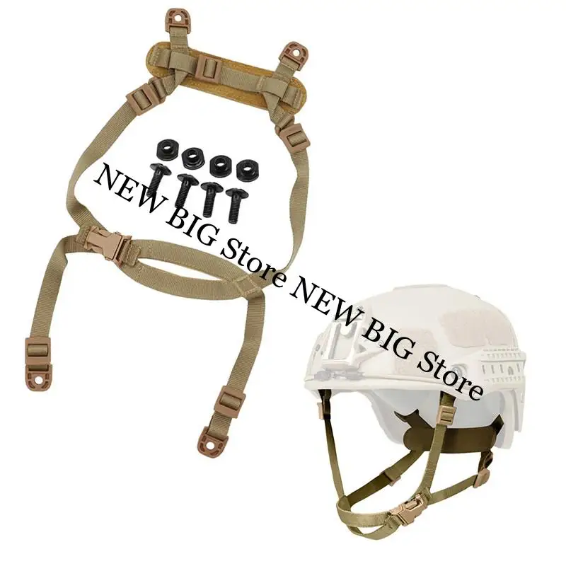 Sistema de sujeción casco táctico cincha H-Nape MICH/FAST/M88 - imagen 3