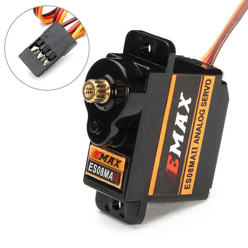 EMAX ES08MAII micro servo RC metal gear – Coches helicópteros
