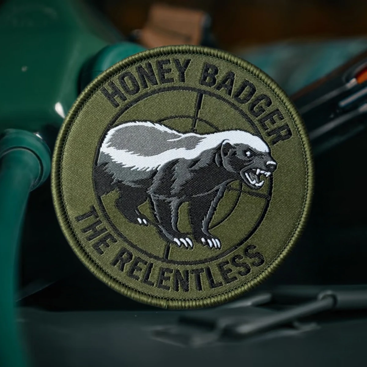 Honey Badger The Relentless – Parche táctico de moral - imagen 3