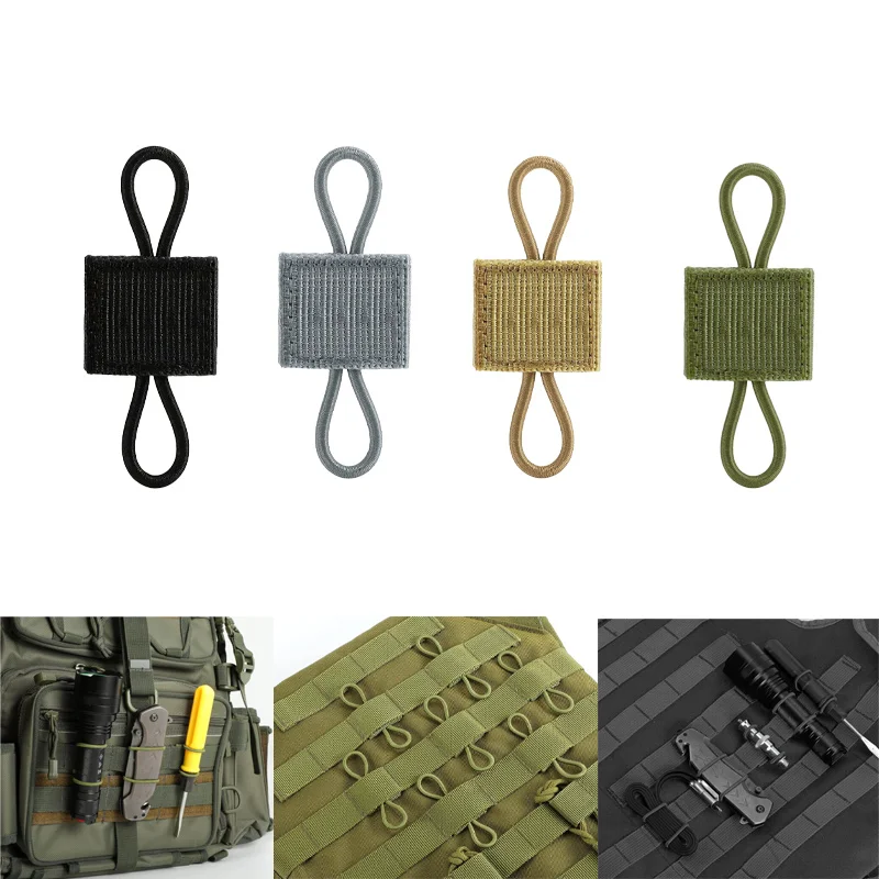 Accesorios MOLLE: clip elástico y cinta para fijar equipo exterior - imagen 3