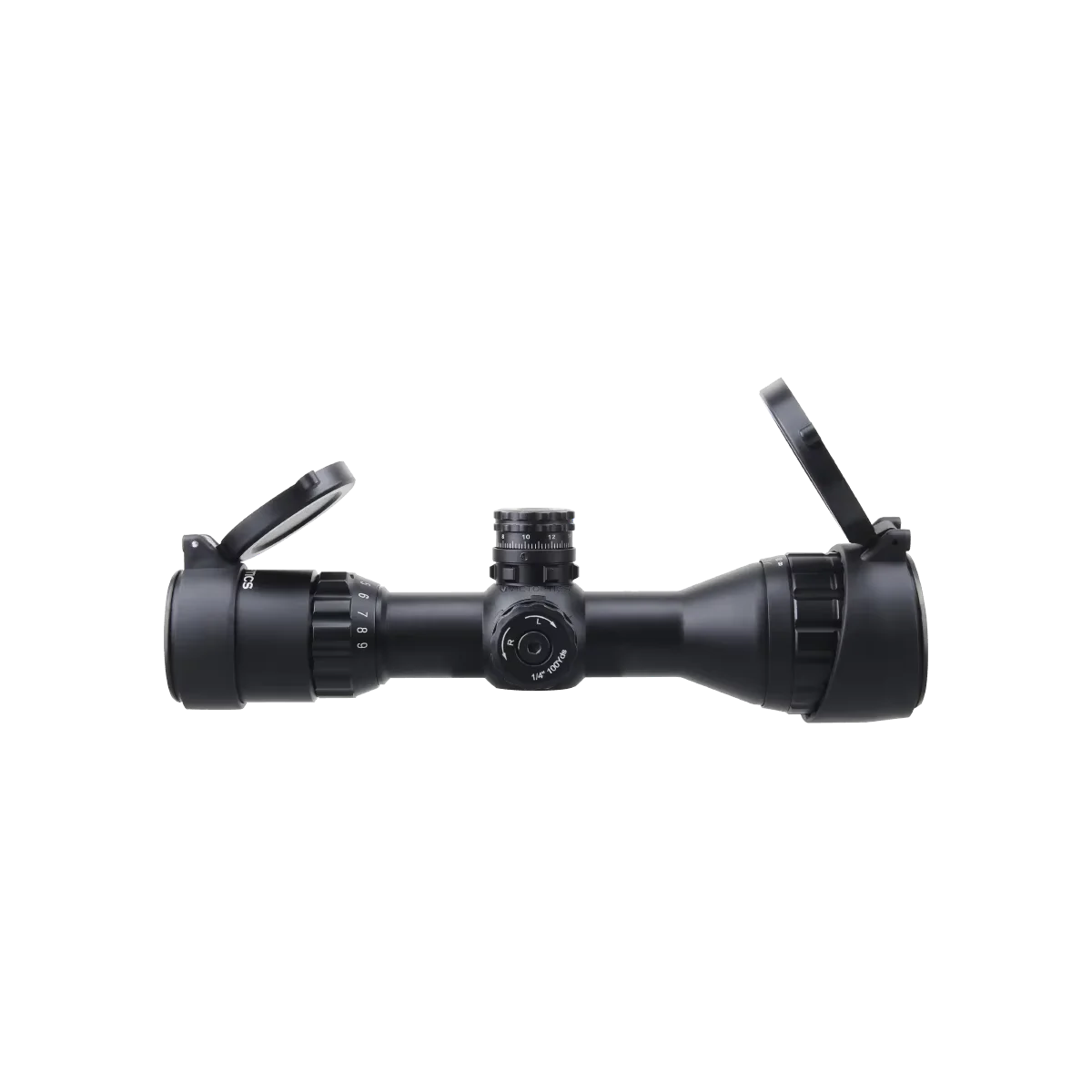 VictOptics C3 Mira telescópica táctica con iluminación roja/verde SFP