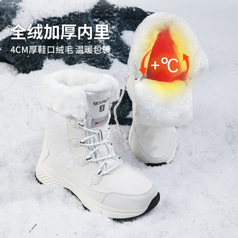 Skypilot Botas impermeables de trekking caña alta para invierno