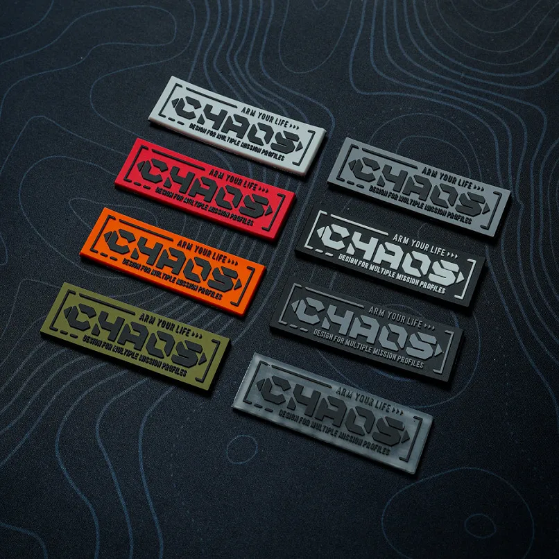 Luminous Chaos Gear Parche táctico de PVC para ropa y mochila - imagen 5