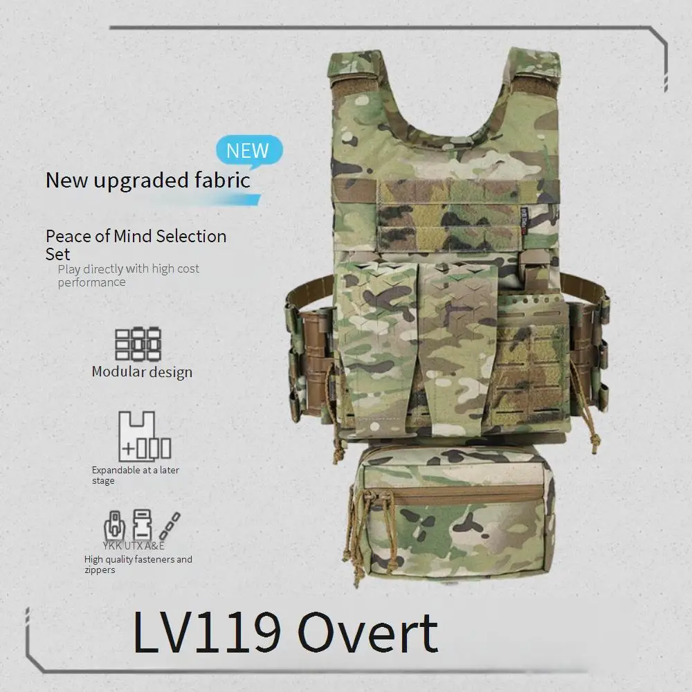 Spiritus Systems LV-119 chaleco táctico conjunto Molle ripstop