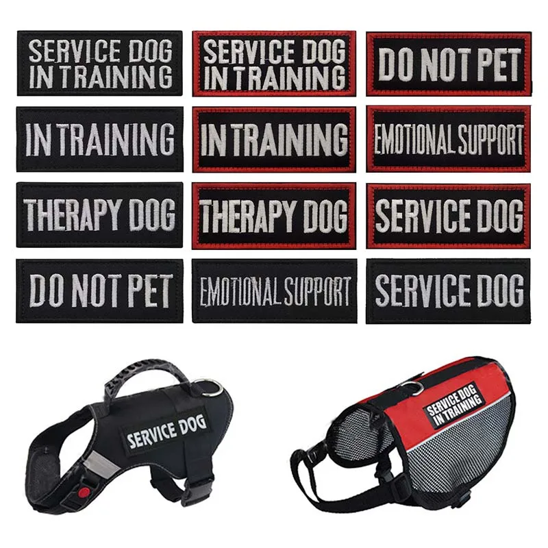 Parche MOLLE para perro de servicio – Bordado táctico profesional - imagen 3