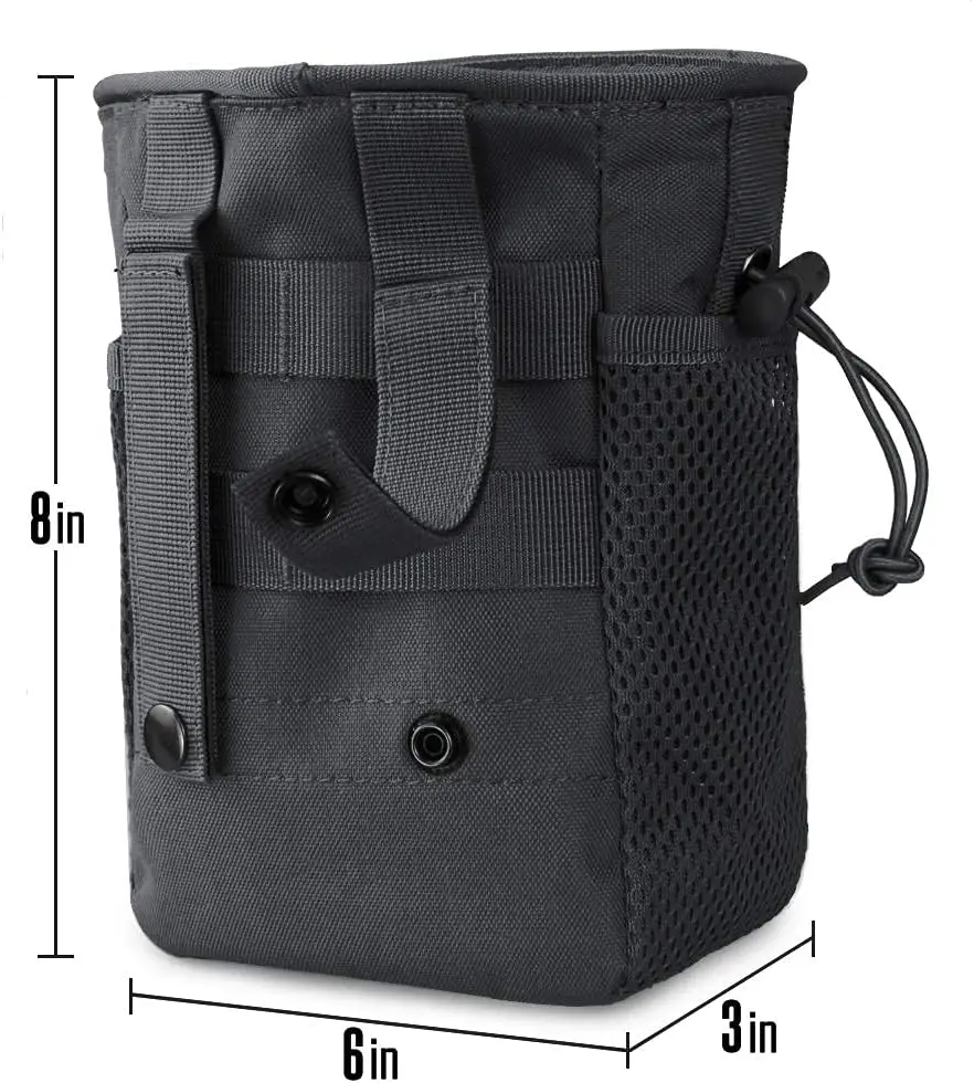 Riñonera táctica MOLLE con cinturón – Bolsa almacenamiento exterior - imagen 5