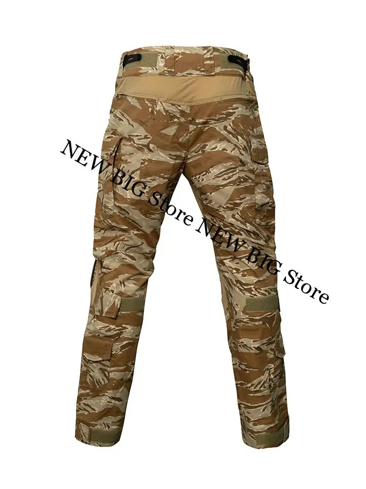 G3 Pantalones tácticos camuflaje tigre desierto con rodilleras - imagen 5