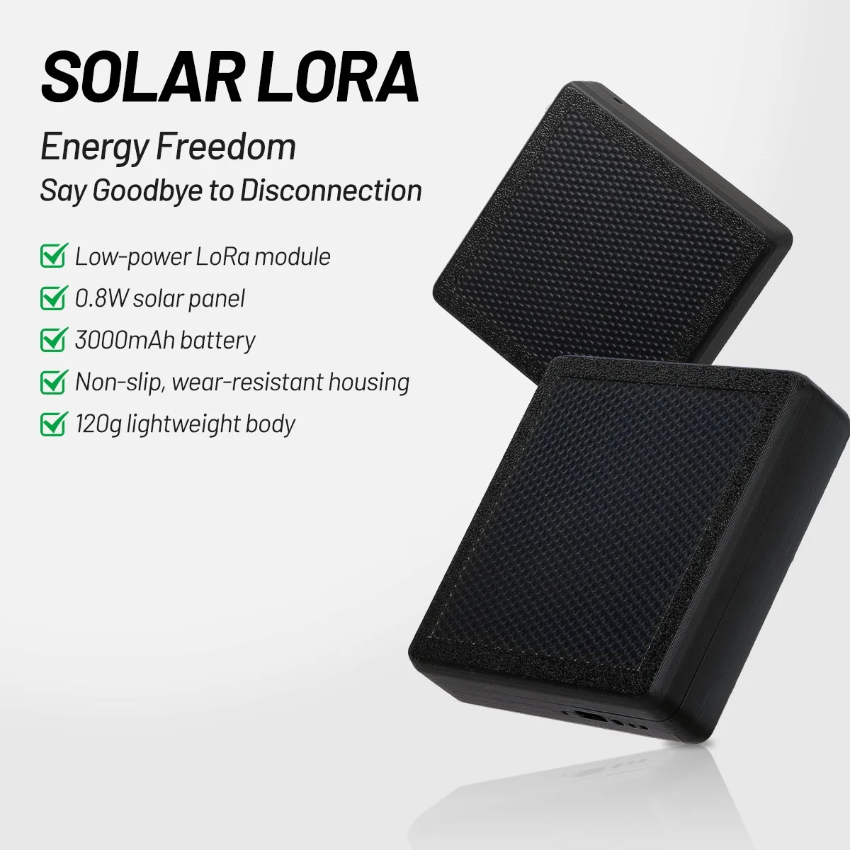 Meshtastic WisBlock ST1 nodo LoRa solar repetidor para malla Meshcore
