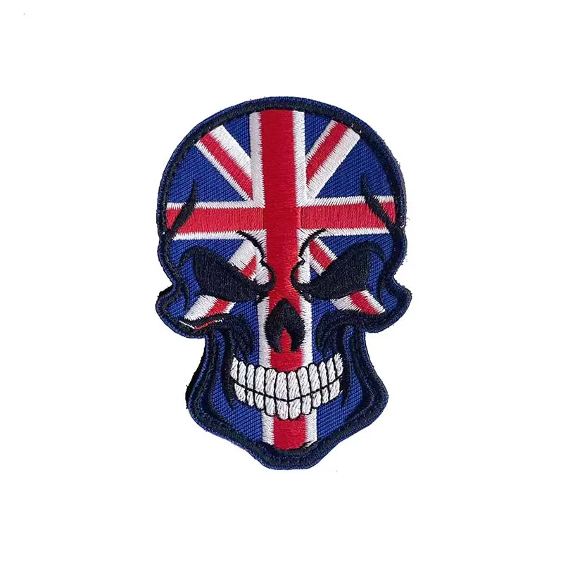 Parche táctico bordado IR Union Jack Reino Unido, reflectante - imagen 4