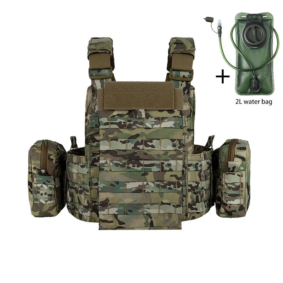 Chaleco de hidratación exterior con bolsa de agua, malla ajustable - imagen 4