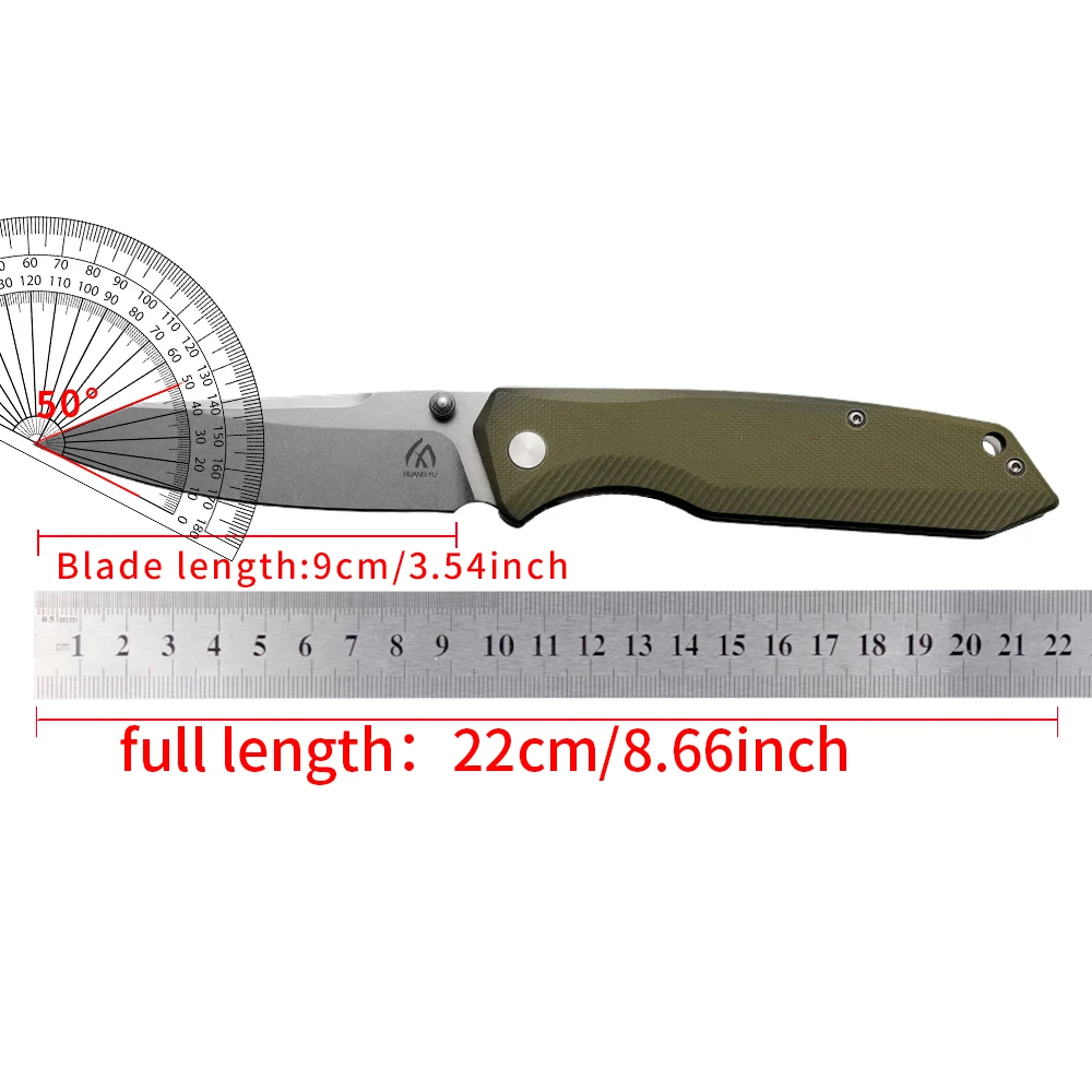 Cuchillo plegable táctico multifunción de acero para outdoor - imagen 2