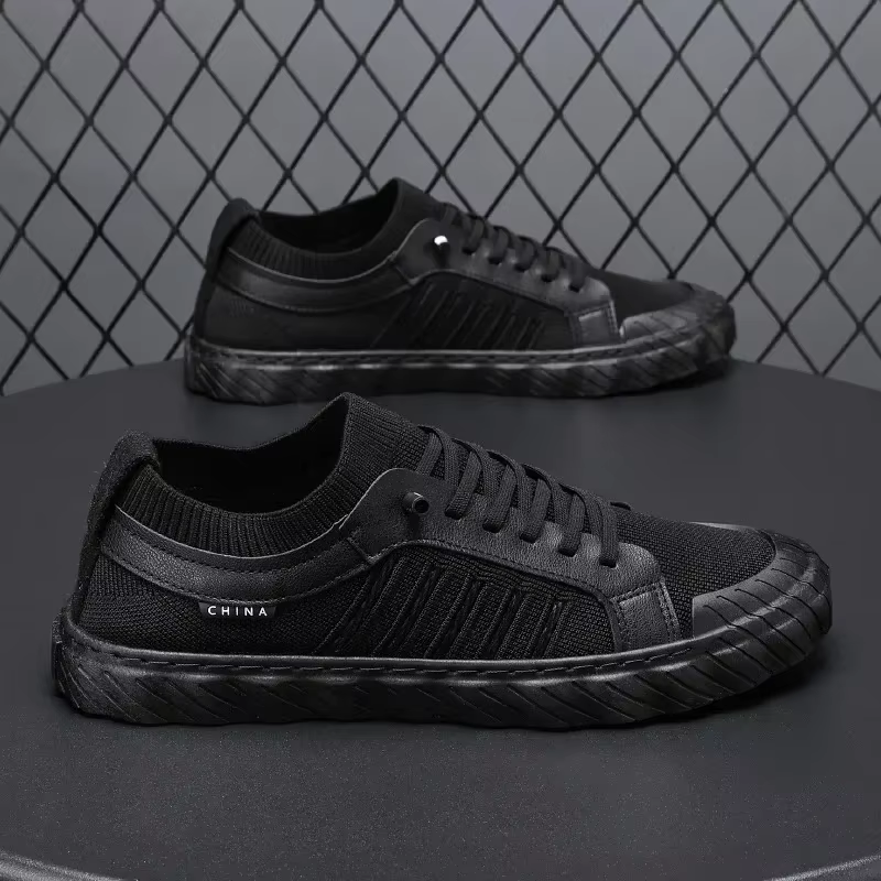 Zapatillas deportivas transpirables de malla con cordones para caminar - imagen 5