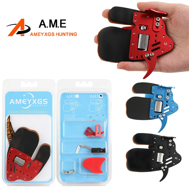 Guante protector dedos arco recurvo cuero gamuza - imagen 4
