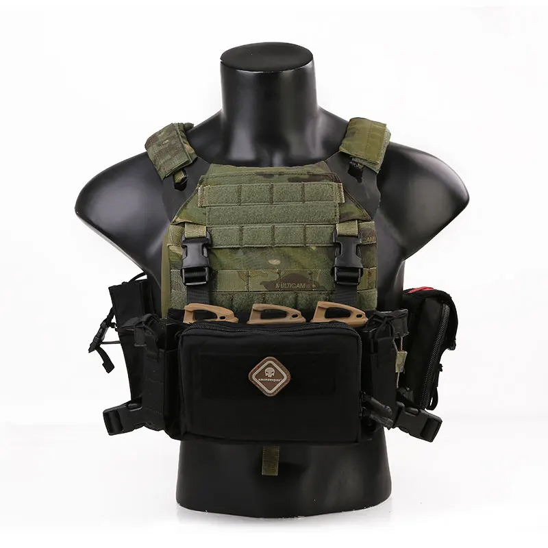 Emersongear D3CR Plataforma de Pecho Táctica MOLLE con Bolsas - imagen 2