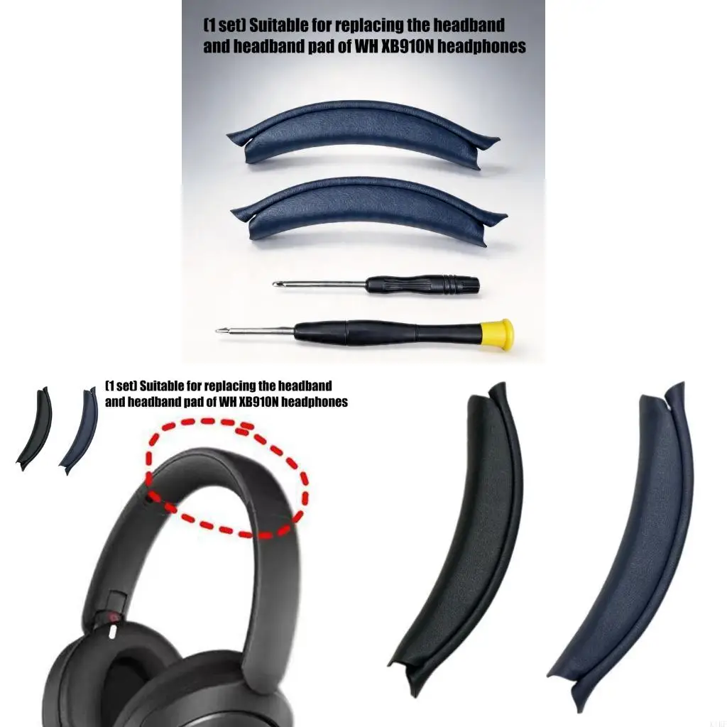 WHXB910N Reemplazo almohadilla para auriculares de diadema ergonómica