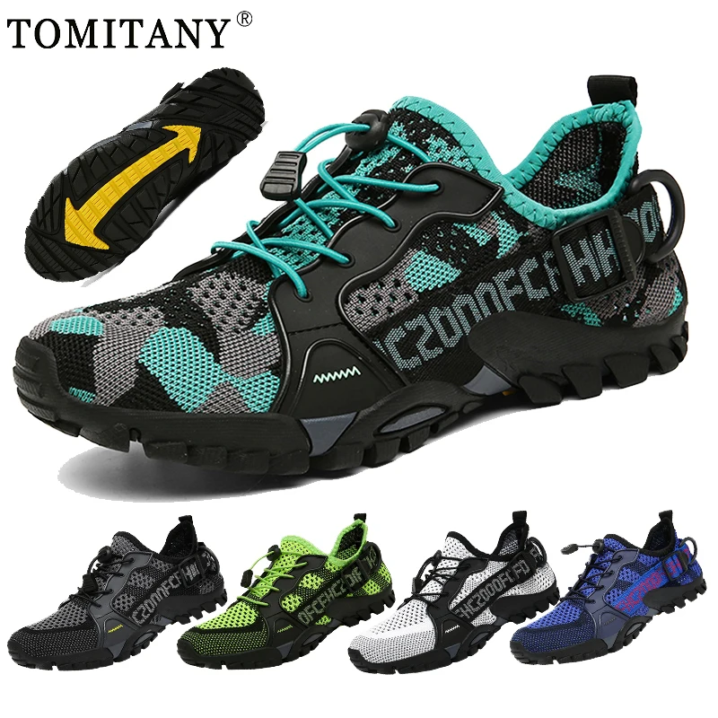 Botas tácticas de montaña de malla para senderismo ligero hombre - imagen 4