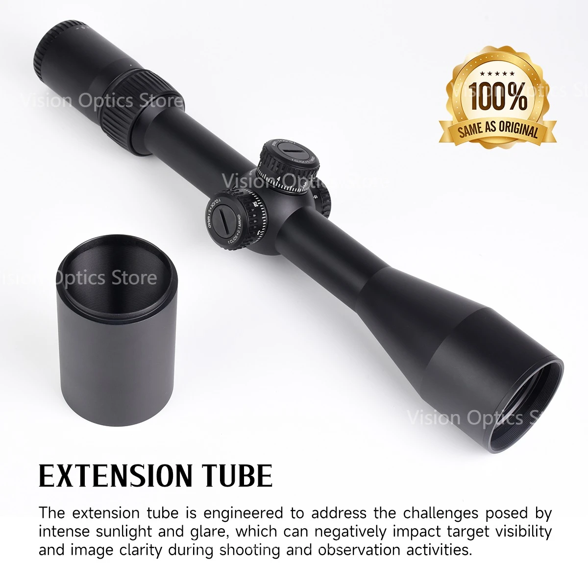 VT Optics Visor táctico FFP MRAD de precisión para rifle - imagen 3