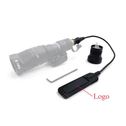 Sotac interruptor de presión Airsoft para luz explorador trasera, doble