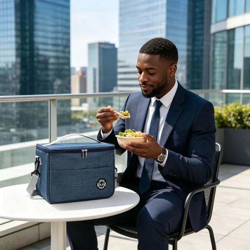 Bolsa nevera plegable aislante reforzada para comida fresca - imagen 4