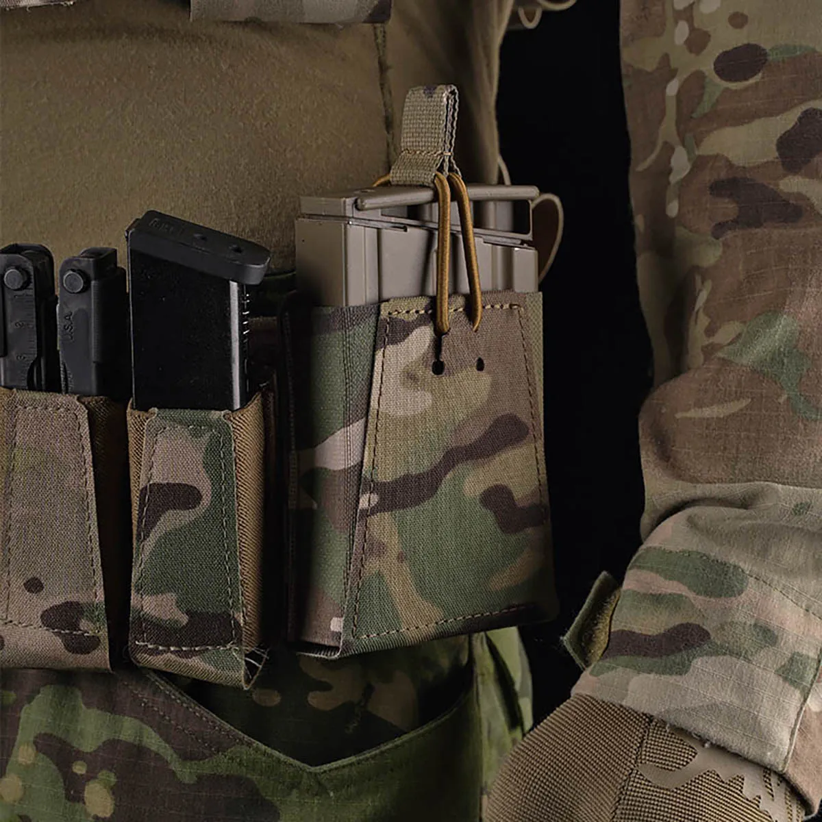 ATTACKER portacargador elástico MOLLE para cargador de rifle - imagen 4