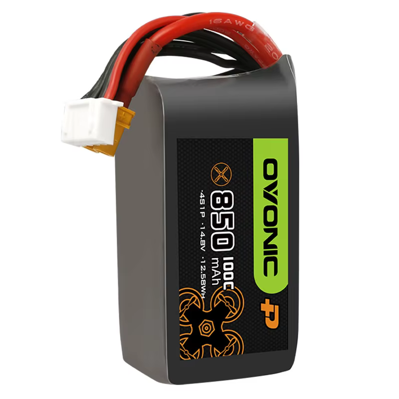 Batería LiPo 4S 850mAh 100C 14,8V para Dron FPV – pack de 3 - imagen 3