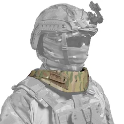 Protector cuello táctico de nailon para chaleco MOLLE universal