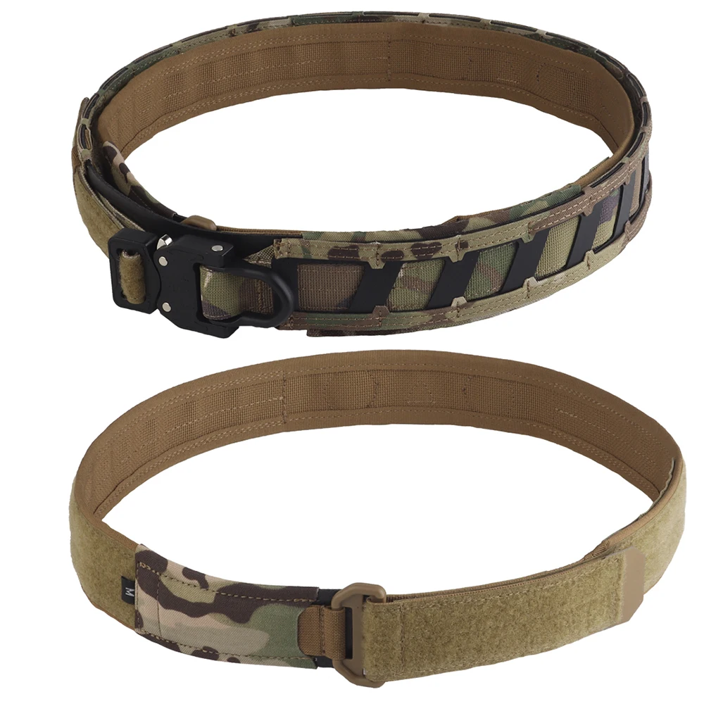 Cinturón táctico MOLLE magnético verde Ranger Green para airsoft - imagen 3