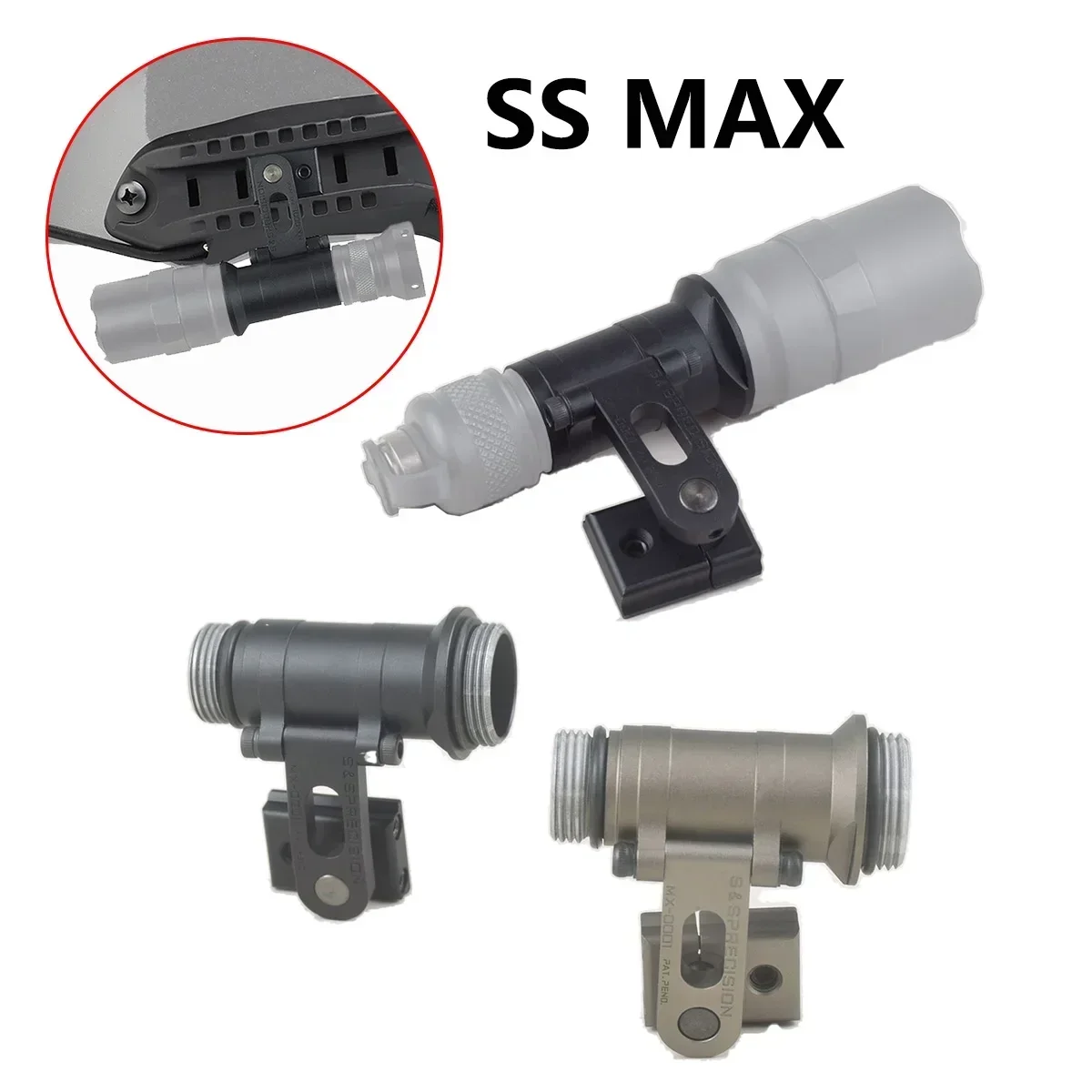 Soporte sobre casco compatible
