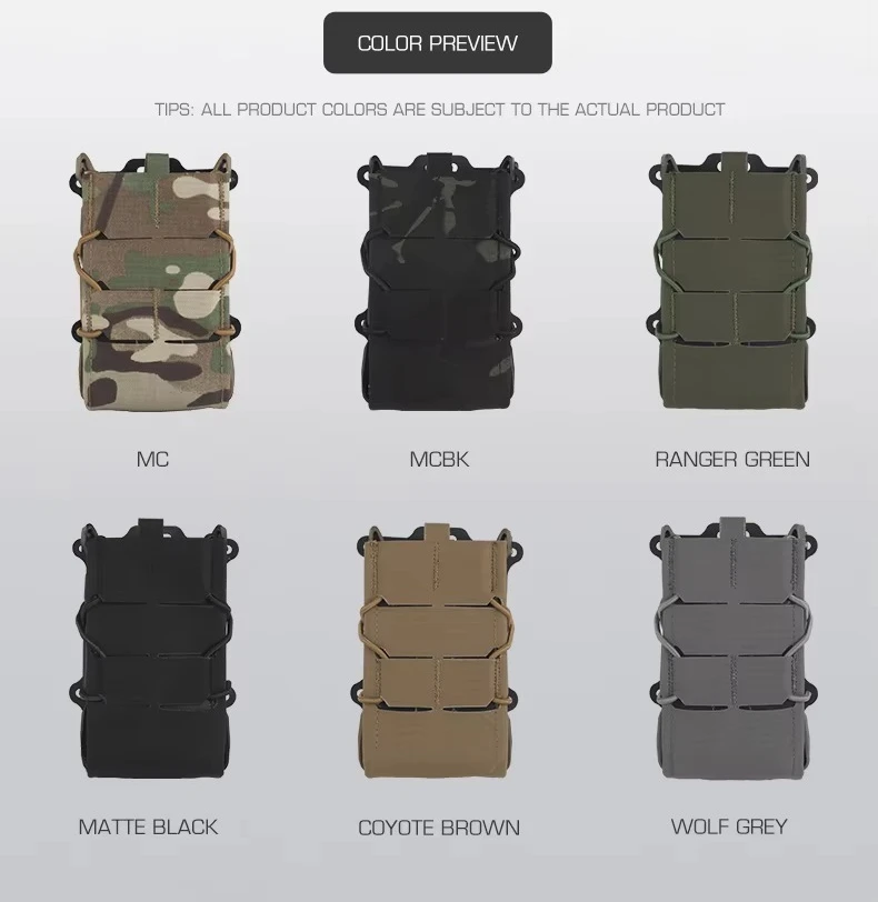 Ejemplo de bolsa montada en un chaleco plate carrier durante entrenamiento táctico