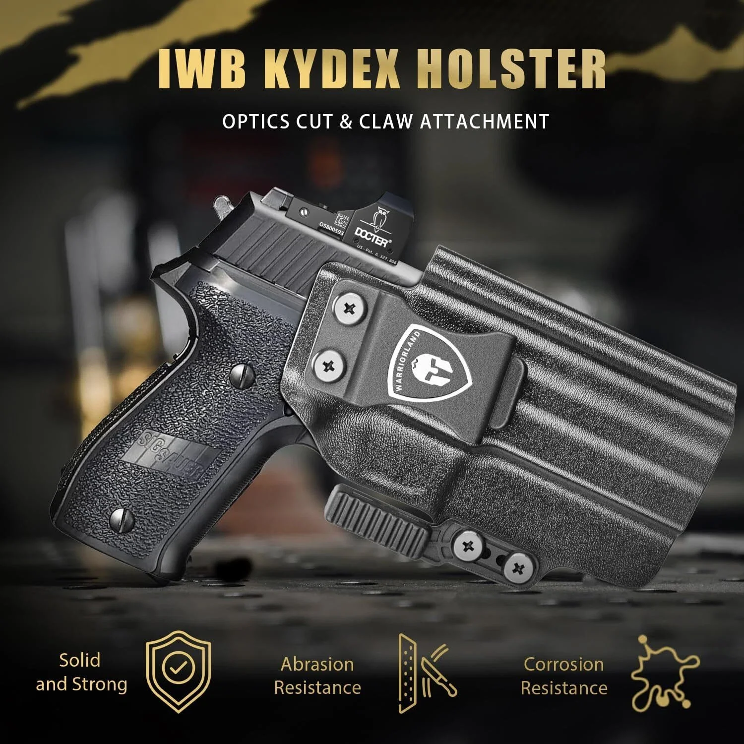 SIG P226 Legion funda IWB Kydex para óptica y punto rojo - imagen 3