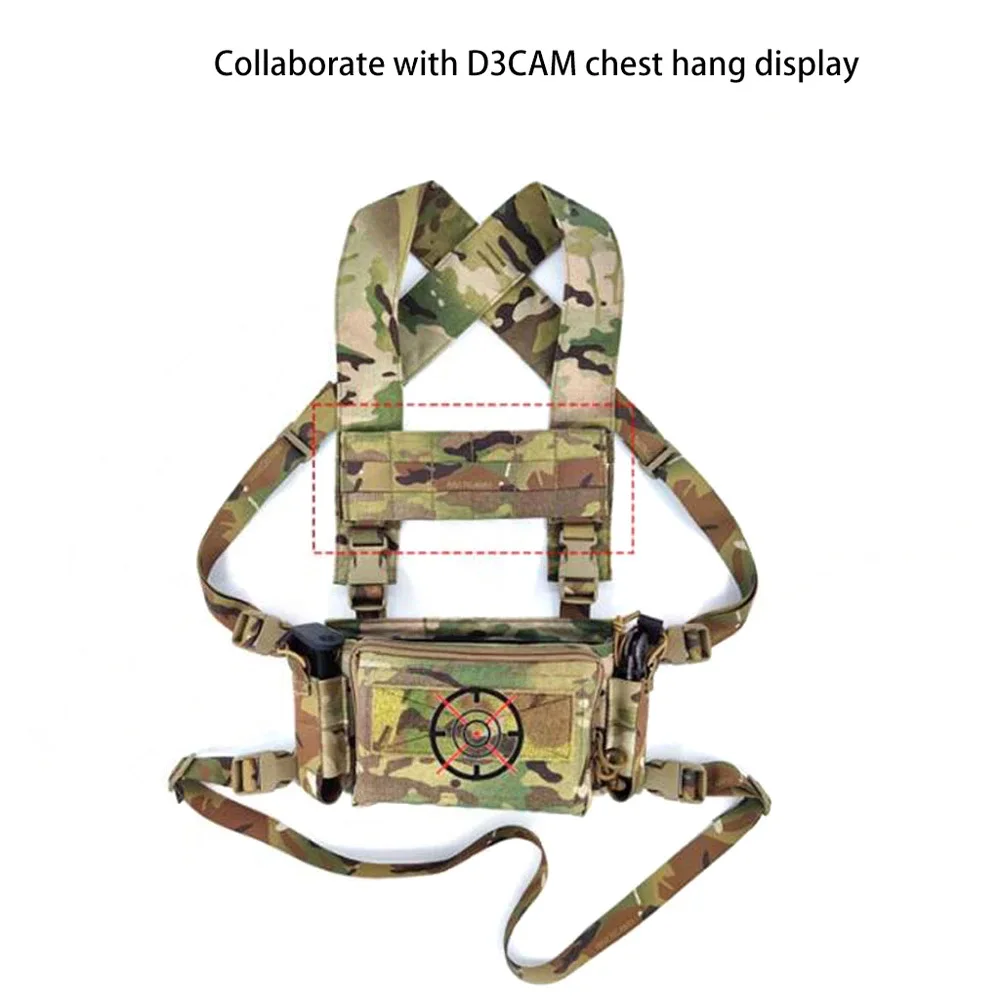Panel MOLLE expandible para placa táctica en chaleco MK3/MK4