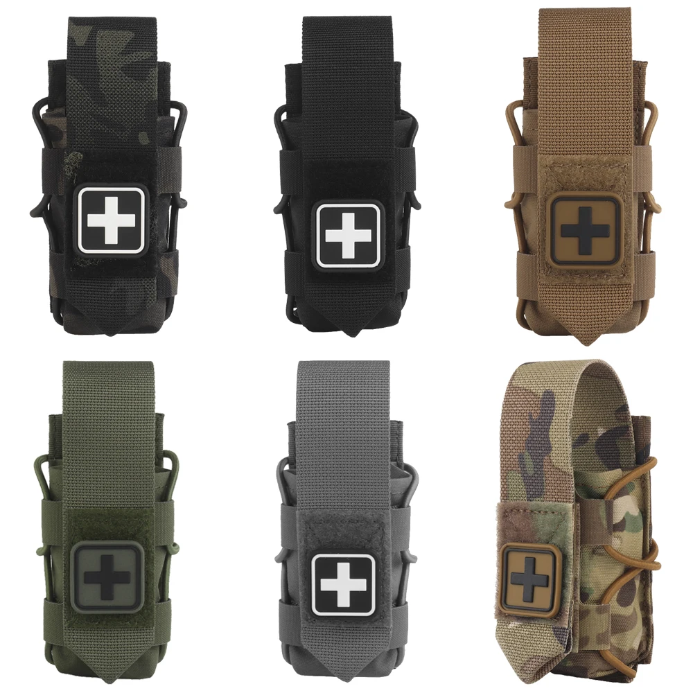 Bolsa médica MOLLE para torniquete y kit de supervivencia