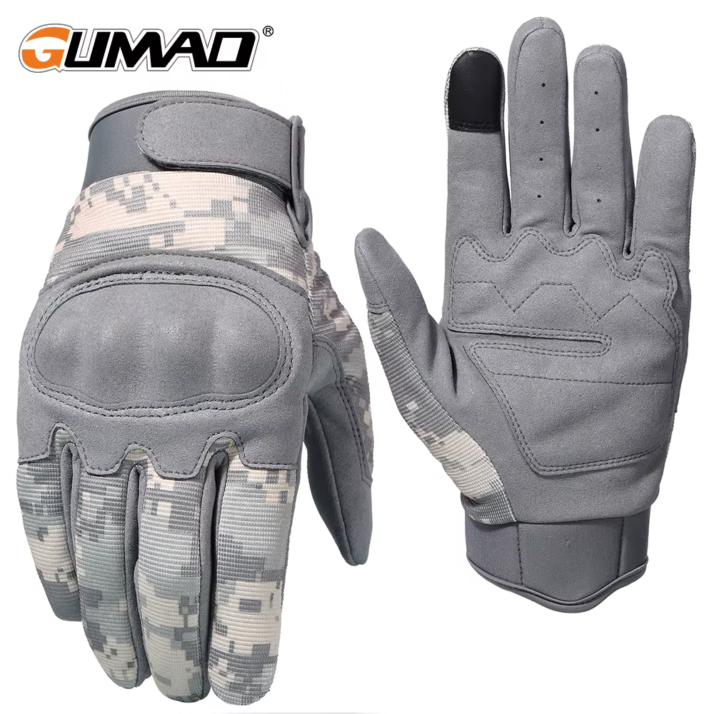 Guantes tácticos camuflaje táctil pantalla combate senderismo - imagen 2