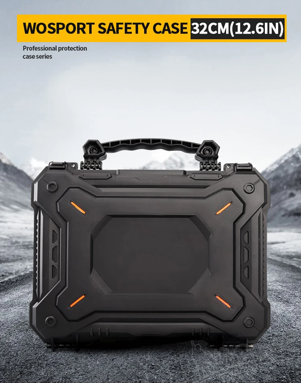 Estuche impermeable KOLINLOV visto desde arriba con cierre