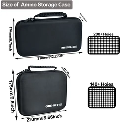 Caja portamunición táctica multi-calibre 9mm con cerradura de seguridad