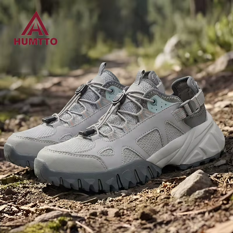 HUMTTO Botas de senderismo cuero – Calzado montaña resistente hombre