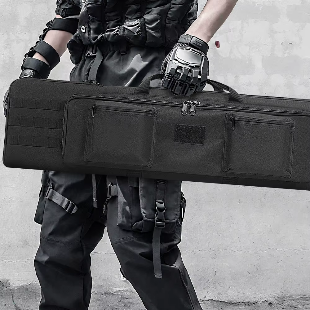 Funda transporte rifle y pistola larga hombro táctica Airsoft caza - imagen 5