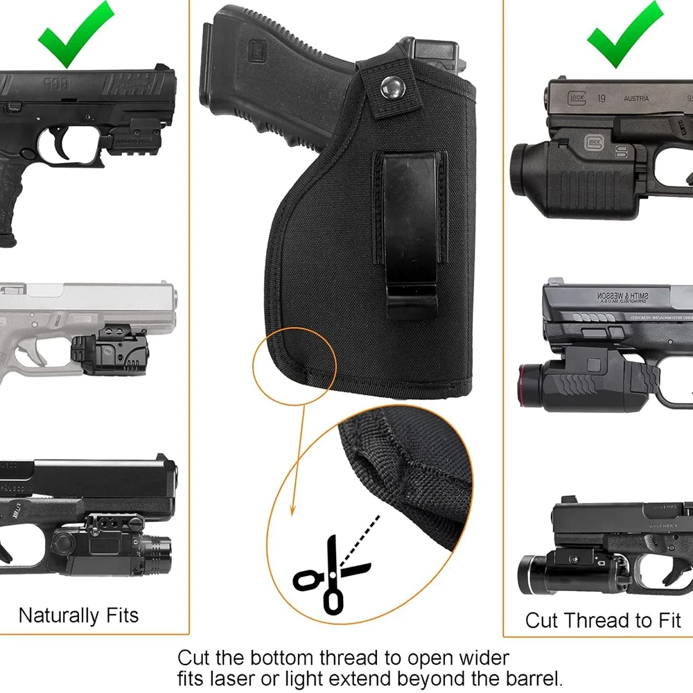 Funda vista lateral con pistola