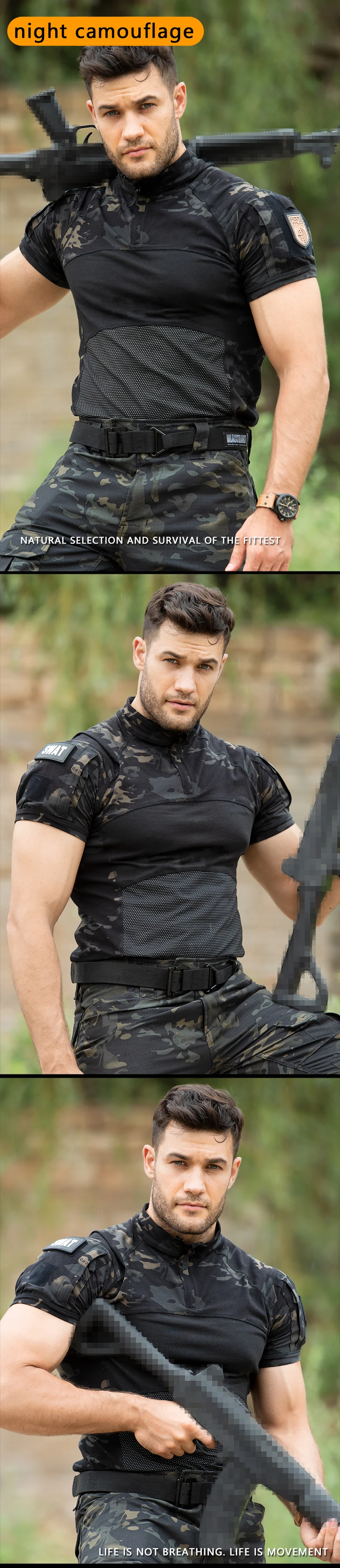 Camisa en entorno de exterior