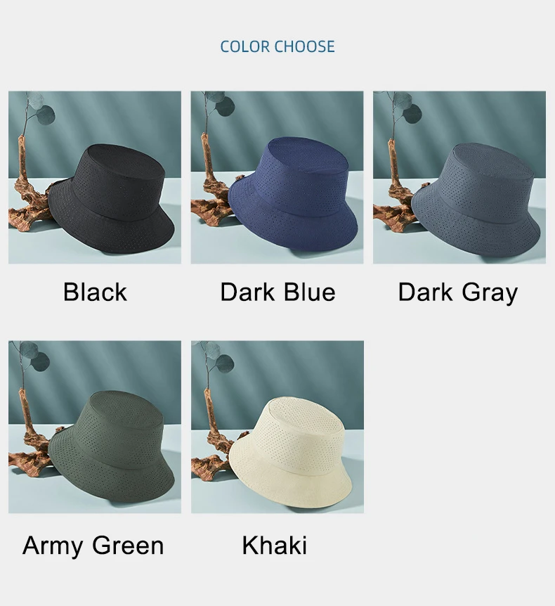 Gorra panamá tipo cubo con ventilación