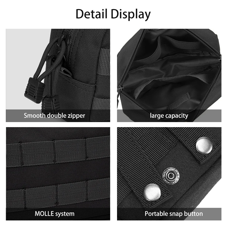 Detalle de montaje sobre sistema MOLLE