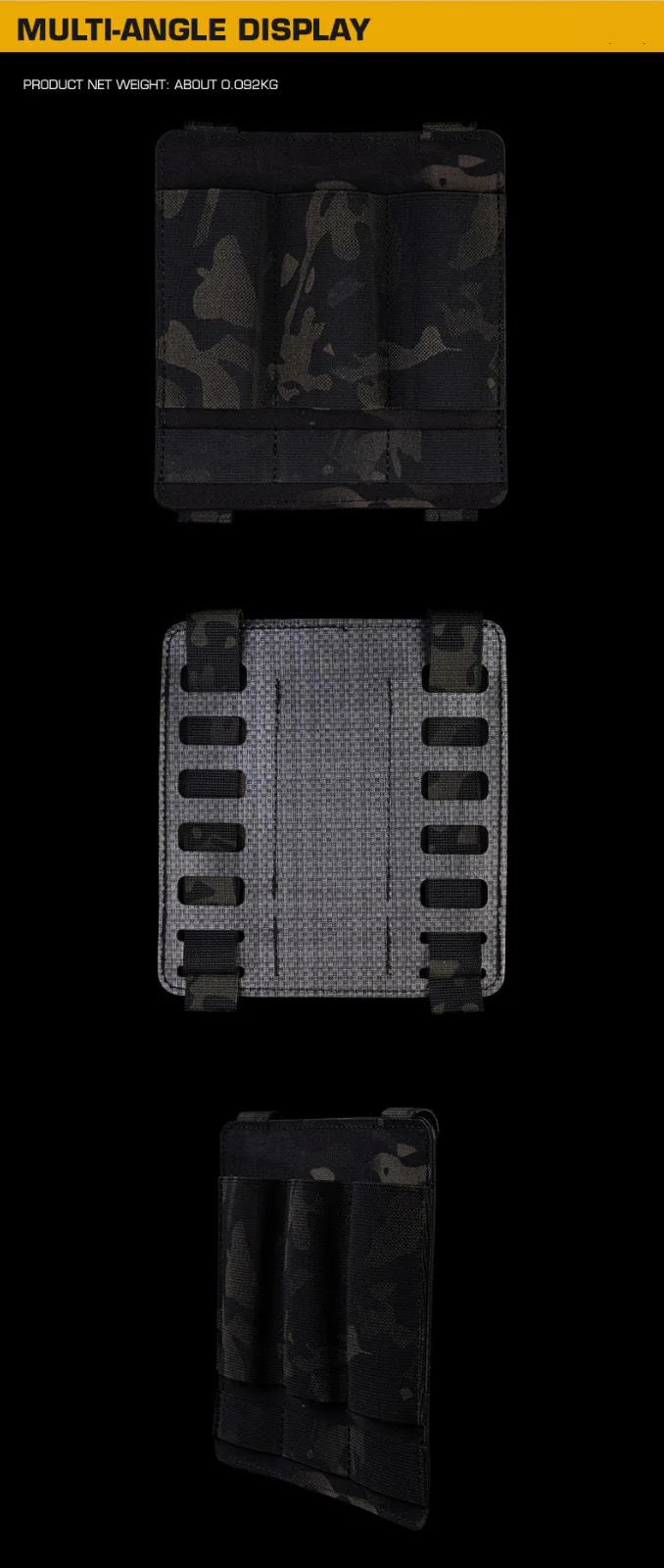 Sujetador elástico táctico para organizar cables y accesorios